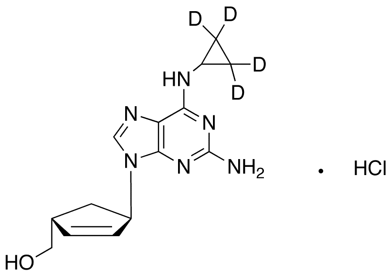  trans-Abacavir-d4 Hydrochloride - Chemical structure and product image