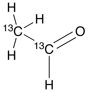 Acetaldehyde-13C2 - Chemical structure and product image