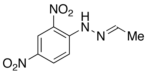 Acetaldehyde 2,4-Dinitrophenylhydrazone - Chemical structure and product image