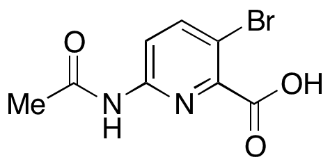  6-Acetamido-3-bromopicolinic Acid - Chemical structure and product image