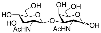 2-Acetamido-2-deoxy-3-O-(β-D-2-acetamido-2-deoxyglucopyranosyl)-D-galactopyranose - Chemical structure and product image