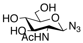  2-Acetamido-2-deoxy-β-D-glucopyranosyl Azide - Chemical structure and product image
