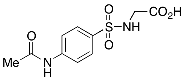  N-4-Acetamidophenylsulfonylglycine - Chemical structure and product image