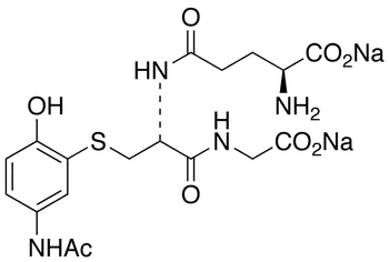 Acetaminophen Glutathione Disodium Salt - Chemical structure and product image