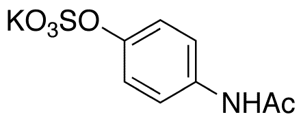  4-Acetaminophen Sulfate Potassium Salt - Chemical structure and product image