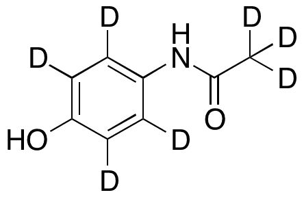 N-(4-Hydroxyphenyl-2,3,5,6-d4)acetamide-2,2,2-d3 - Chemical structure and product image