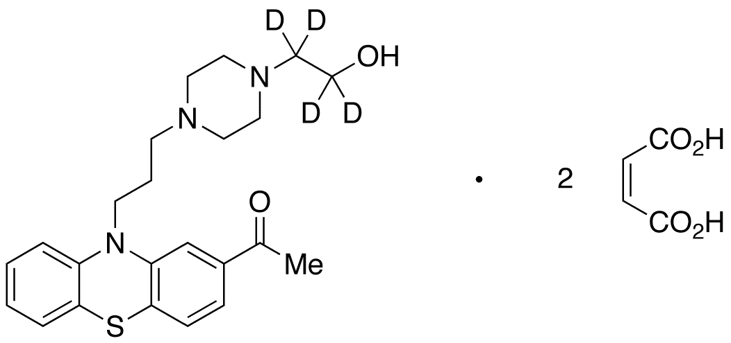 Acetophenazine-d4 Dimaleate - Chemical structure and product image
