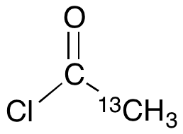 Acetyl-2-13C Chloride - Chemical structure and product image