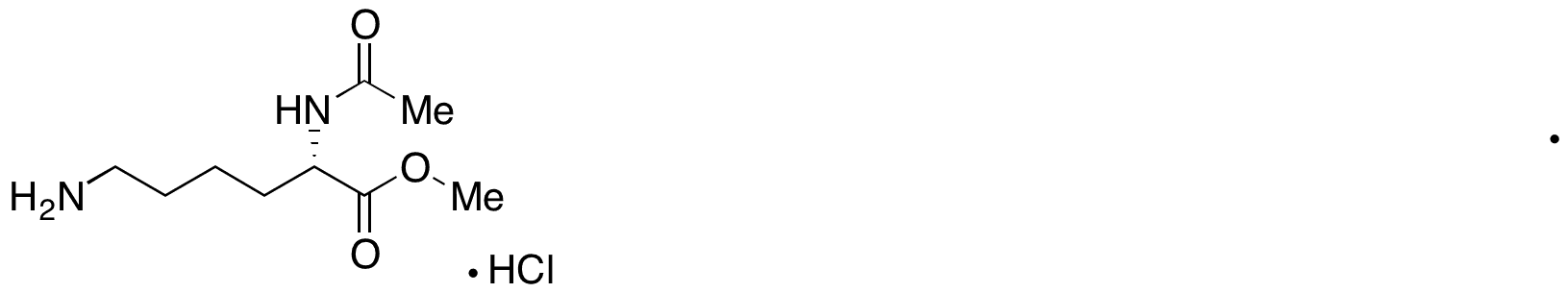  Nα-Acetyl-L-lysine Methyl Ester Hydrochloride - Chemical structure and product image