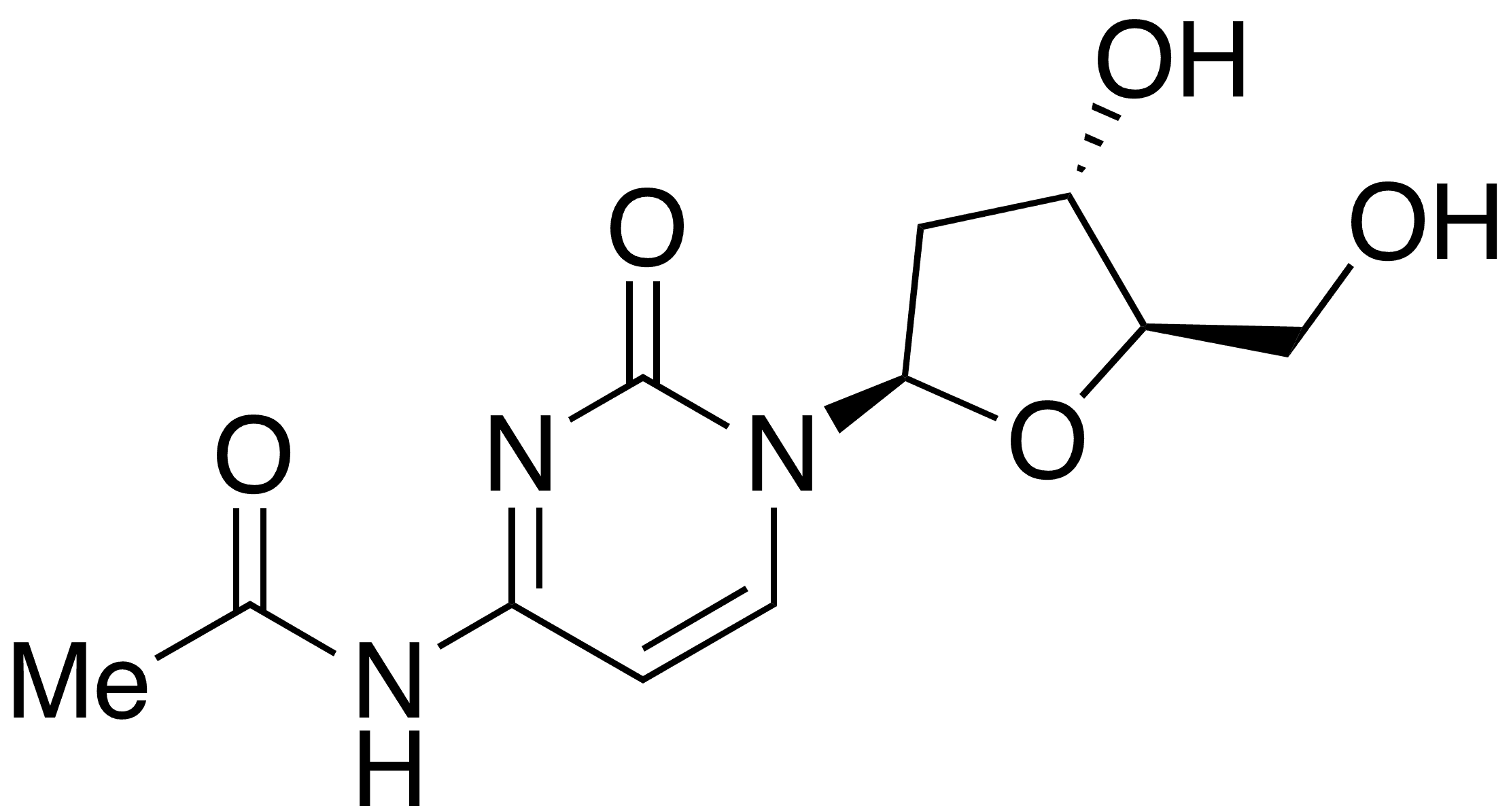 N4-Acetyldeoxycytidine - Chemical structure and product image