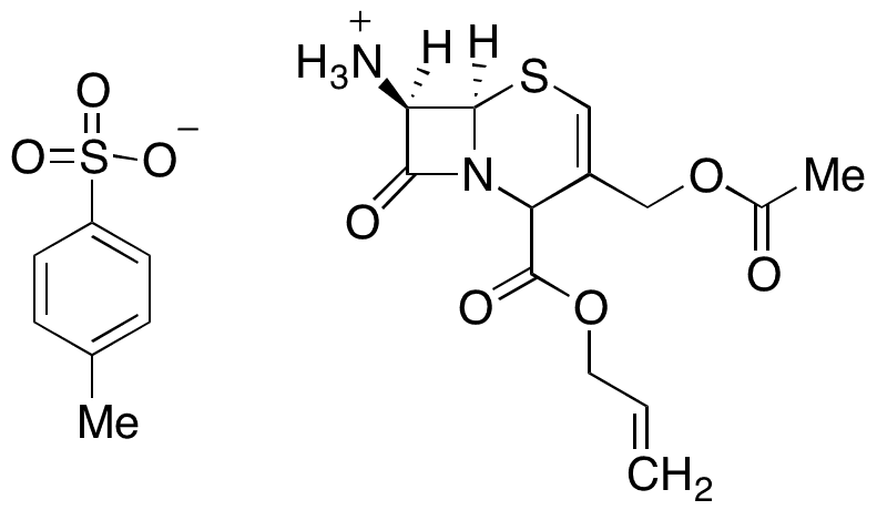 (6R,7R)-3-(Acetoxymethyl)-2-((allyloxy)carbonyl)-8-oxo-5-thia-1-azabicyclo[4.2.0]oct-3-en-7-aminium 4-Methylbenzenesulfonate - Chemical structure and product image