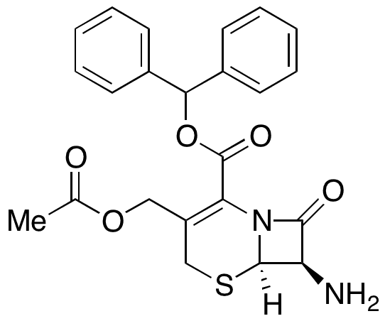 7-Aminocephalosporanic Acid Diphenylmethyl Ester - Chemical structure and product image