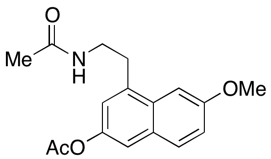 N-[2-[3-(Acetyloxy)-7-methoxy-1-naphthalenyl]ethyl]acetamide - Chemical structure and product image