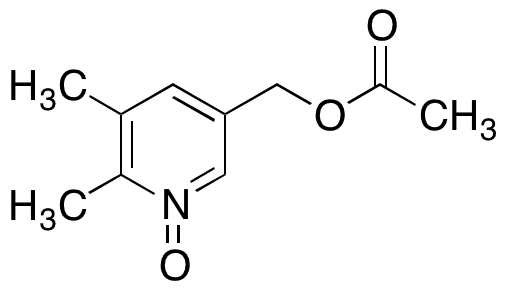 5-Acetoxymethyl-2,3-dimethylpyridine N-oxide - Chemical structure and product image