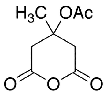 3-Acetoxy-3-methylpentane-1 5-dioic Acid Anhydride - Chemical structure and product image