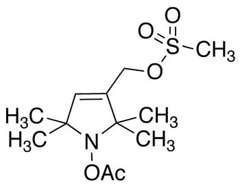 (1-Acetoxy-2 2 5 5-tetramethyl-Delta-3-pyrroline-3-methyl) Methanesulfonate - Chemical structure and product image