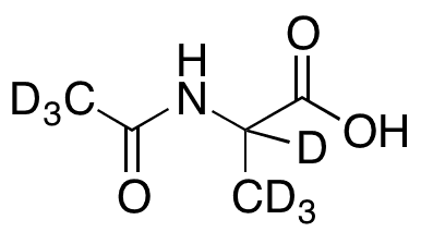 N-Acetyl-DL-alanine-d7 - Chemical structure and product image