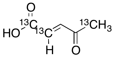 Acetylacrylic Acid-13C3 - Chemical structure and product image