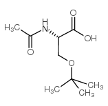 Ac-ser(tbu)-oh - Chemical structure and product image
