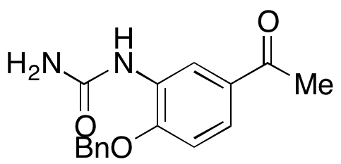 N-[5-Acetyl-2-(phenylmethoxy)phenyl]urea - Chemical structure and product image