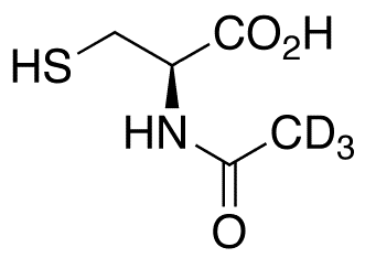 N-Acetyl-L-cysteine-d3 - Chemical structure and product image