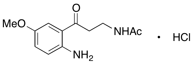 N-Î³-Acetyl-5-methoxykynurenamine Hydrochloride - Chemical structure and product image