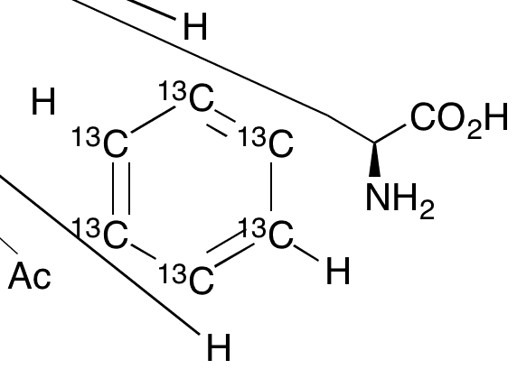 4-Acetyl-L-phenylalanine-13C6 - Chemical structure and product image