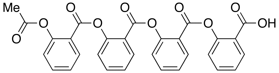 2-[[2-(Acetyloxy)benzoyl]oxy]benzoic Acid 2-[(2-Carboxyphenoxy)carbonyl]phenyl Ester - Chemical structure and product image