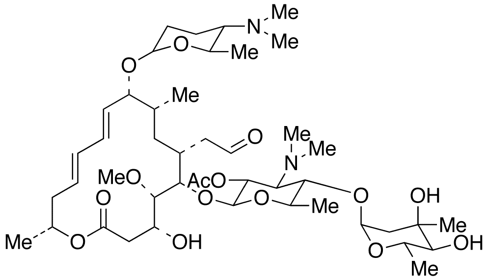 2-O-Acetylspiramycin I - Chemical structure and product image