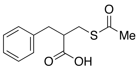 3-(Acetylthio)-2-benzylpropionic Acid - Chemical structure and product image