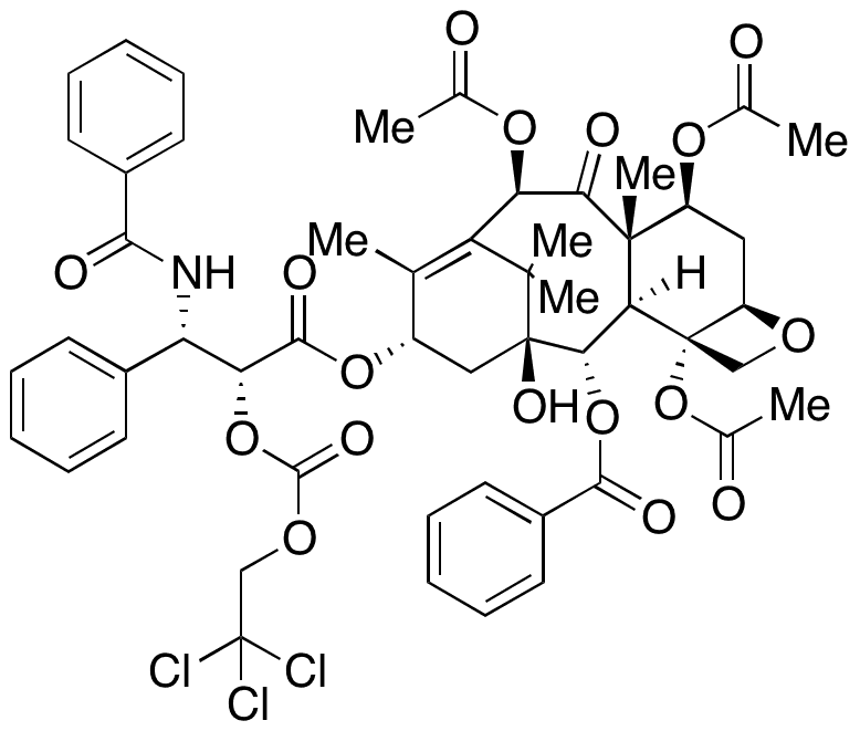 7-Acetyl Paclitaxel Trichloroethyl Ester - Chemical structure and product image
