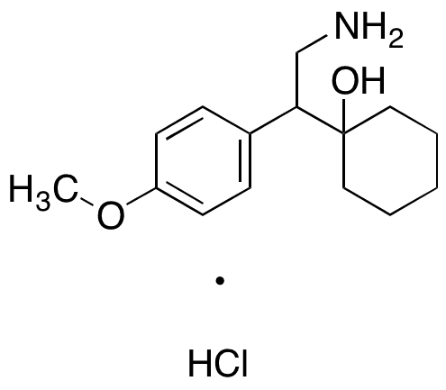 1-[2-Amino-1-(4-methoxyphenyl)ethyl]cyclohexanol Hydrochloride - Chemical structure and product image