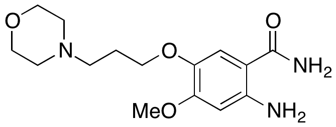 2-Amino-4-methoxy-5-[3-(4-morpholinyl)propoxy]benzamide - Chemical structure and product image