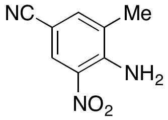 4-Amino-5-methyl-3-nitrobenzonitrile - Chemical structure and product image