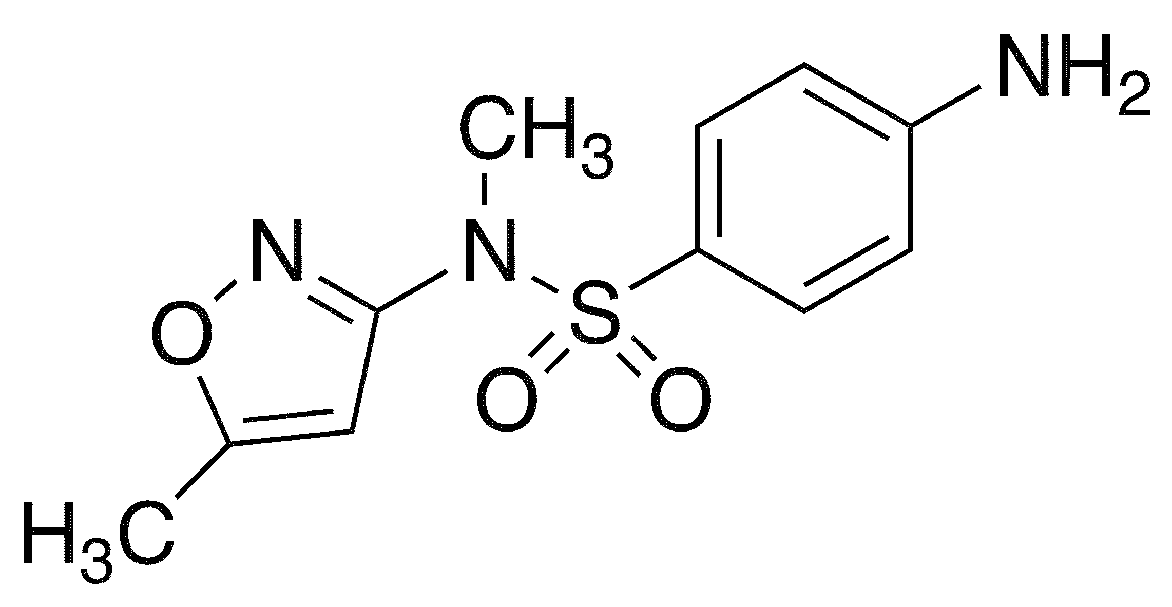 4-Amino-N-methyl-N-(5-methyl-1,2-oxazol-3-yl)benzenesulfonamide - Chemical structure and product image