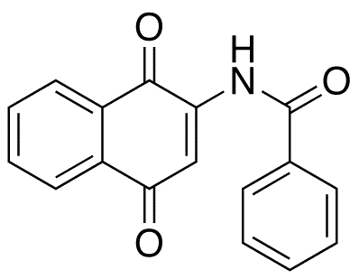 2-Benzamido-1,4-naphthoquinone - Chemical structure and product image