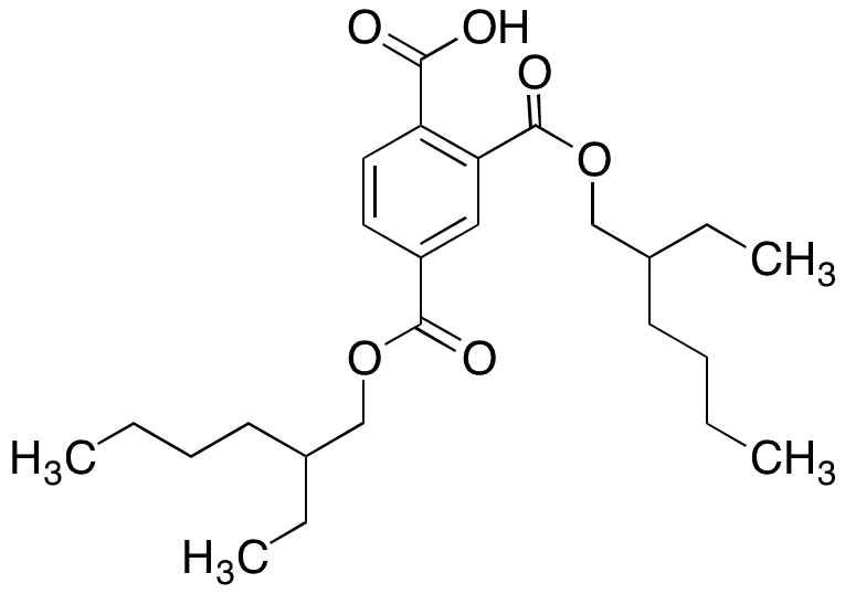 1,2,4-Benzenetricarboxylic Acid 2,4-Bis(2-ethylhexyl) Ester(Mixture of Diastereomers) - Chemical structure and product image