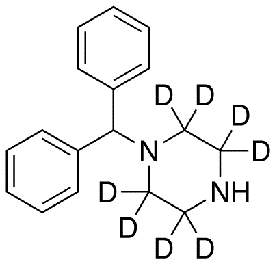1-Benzhydrylpiperazine-d8 - Chemical structure and product image