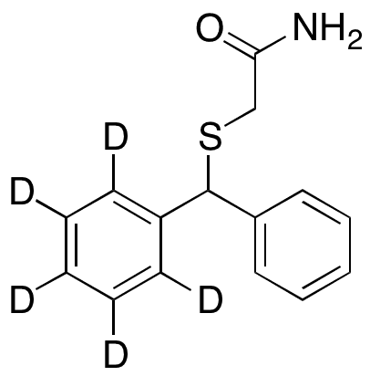 	2-(Benz-d5-hydrylthio)acetamide - Chemical structure and product image