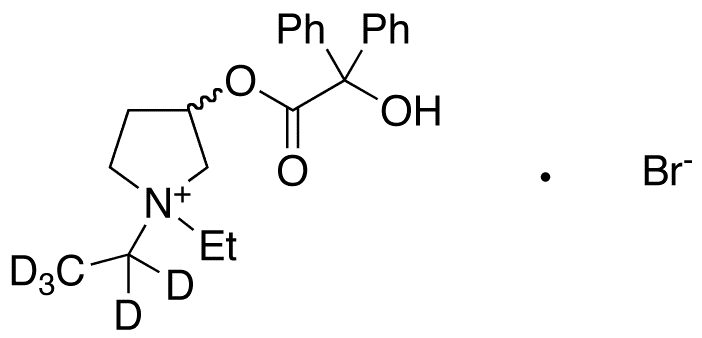 	rac-Benzilonium Bromide-d5 - Chemical structure and product image