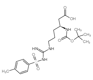 	Boc-l-beta-homoarginine(tos) - Chemical structure and product image