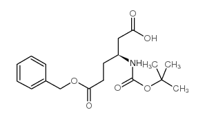 	Boc-l-beta-homoglutamic acid 6-benzyl ester - Chemical structure and product image
