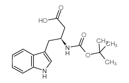 	Boc-l-beta-homotryptophan - Chemical structure and product image