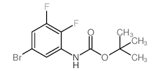 	N-BOC 5-bromo-2,3-difluoroaniline - Chemical structure and product image