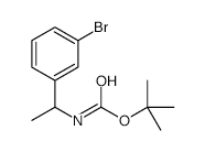 	N-BOC-1-(3-bromophenyl)ethanamine - Chemical structure and product image