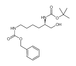 	2-N-Boc-6-n-cbz-d-lysinol - Chemical structure and product image