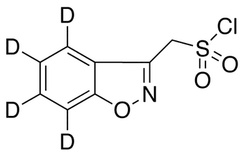 Benzo[d]isoxazol-3-yl-methanesulfonyl-d4 Chloride - Chemical structure and product image