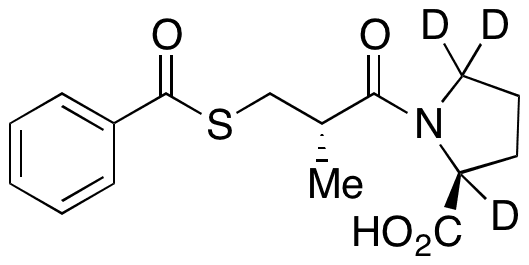(S)-S-Benzoylcaptopril-d3 - Chemical structure and product image