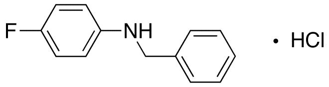 N-Benzyl-4-fluoroaniline Hydrochloride - Chemical structure and product image