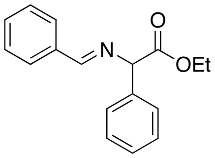 N-Benzylidene-DL-phenylglycine Ethyl Ester - Chemical structure and product image